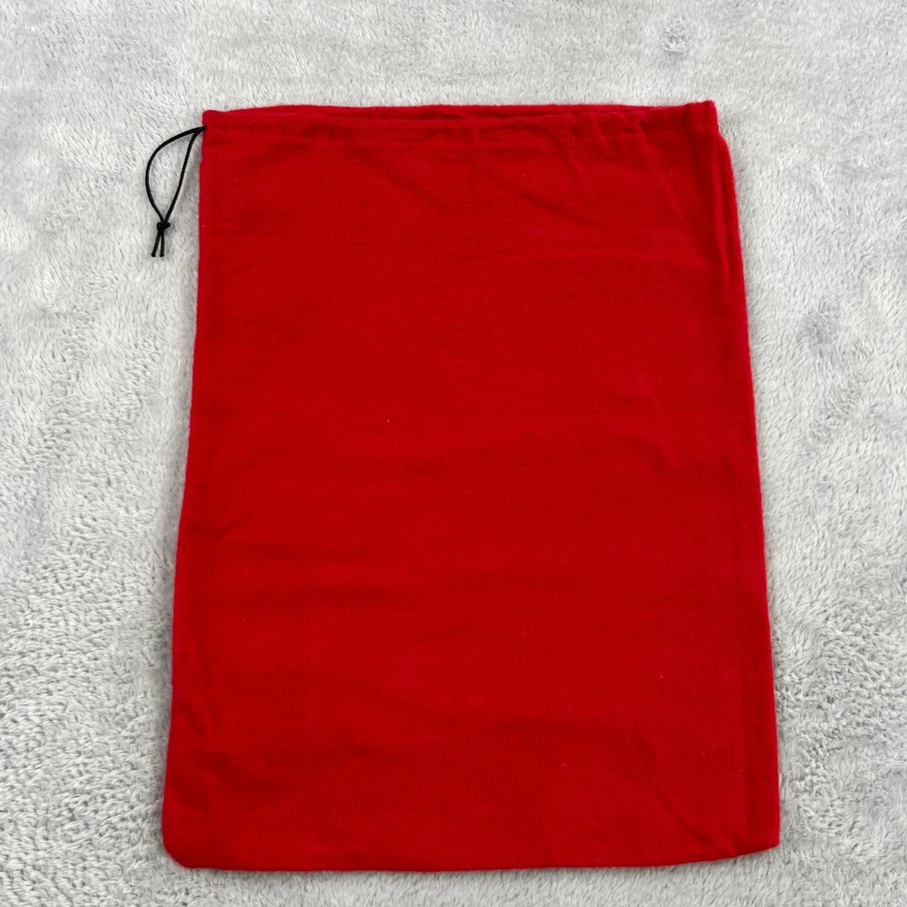 Christian Louboutin Dust Bag Red Flannel Purse Handbag Storage Sleeper 11x15in - Picture 5 of 9